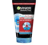 Garnier skin naturals Pure Active 3in1 charcoal